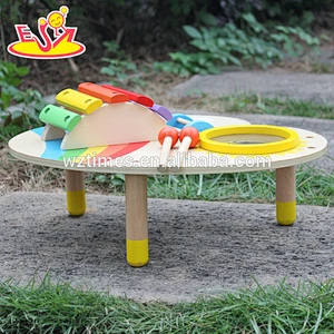 Wholesale cheap wooden baby musical toys for preschooler W07A104