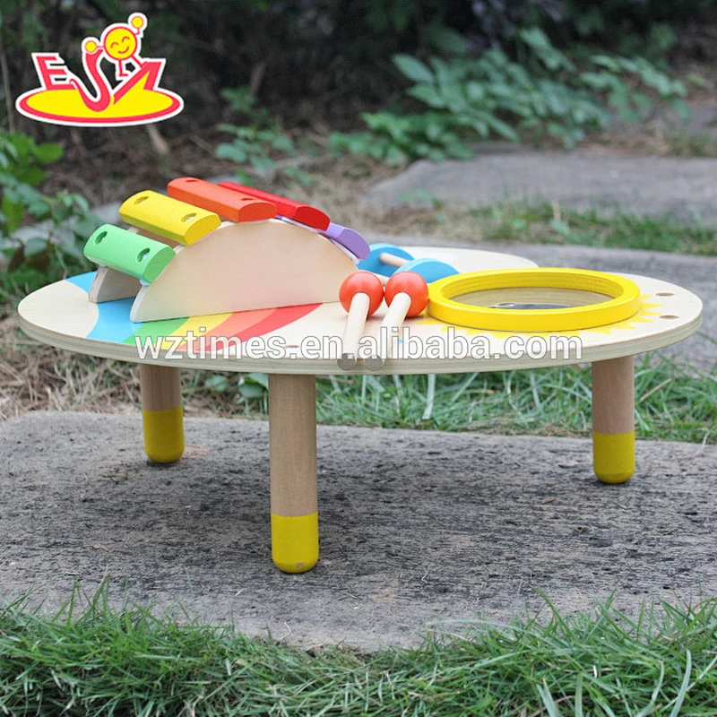 Wholesale cheap wooden baby musical toys for preschooler W07A104