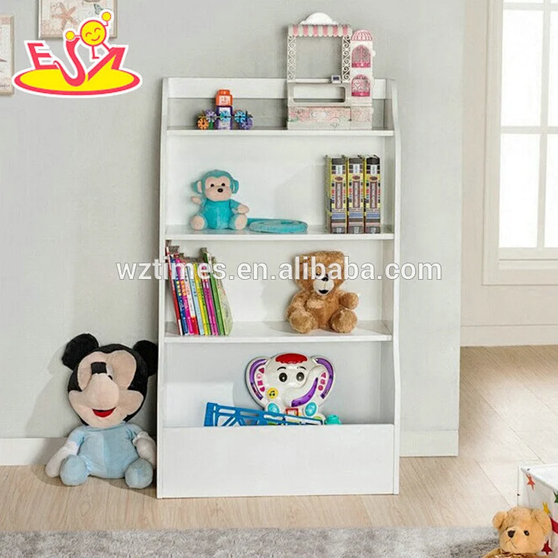 Wholesale New multifunction wooden toy box with shelf for kids W08C244