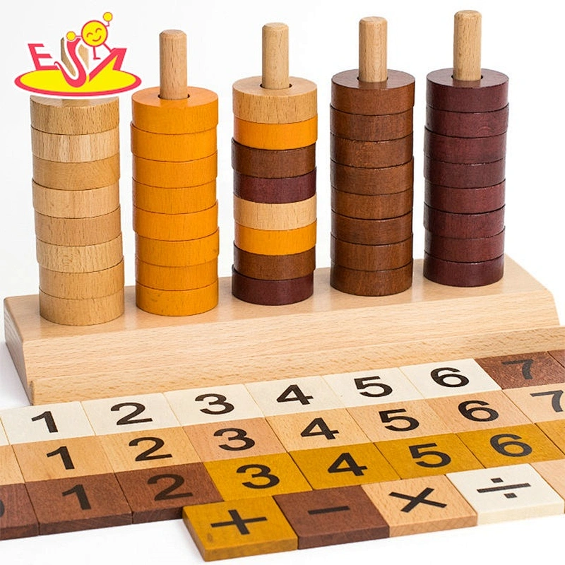 New arrival educational wooden counting games for toddlers W13D223