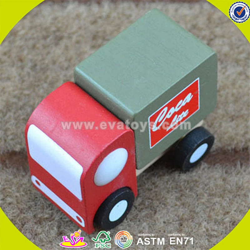 wholesale red color wooden toddler car toy best design wooden toddler car toy top sale wooden toddler car toy W04A038