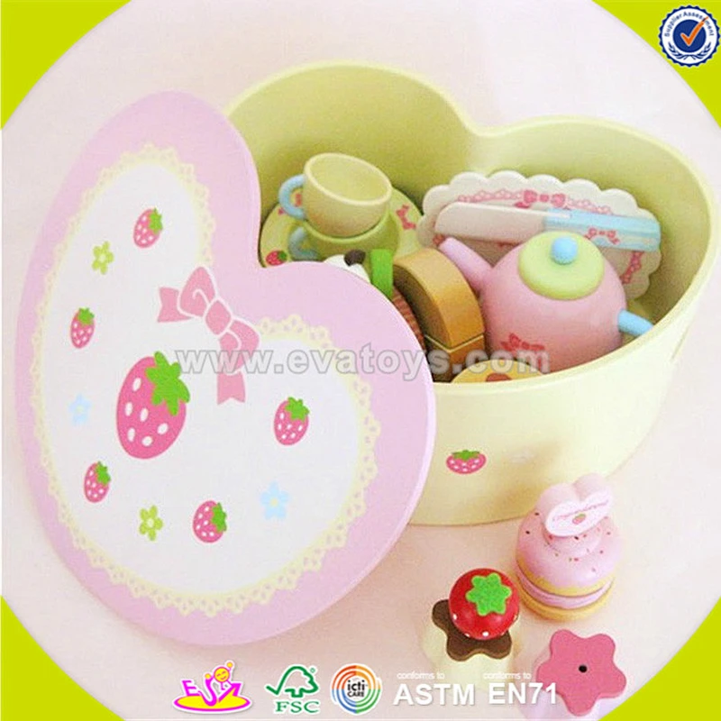 wholesale baby wooden desserts cake toy, popular kids wooden desserts cake toy, lovely children wooden birthday cake W10B102