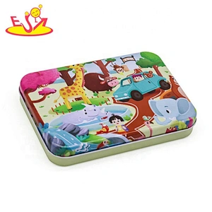 2019 New hottest preschool wooden kids mosaic puzzles for education W14N008