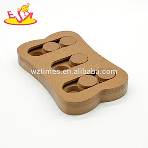 Wholesale unique style wooden cat pets interactive toy for animal W06F034