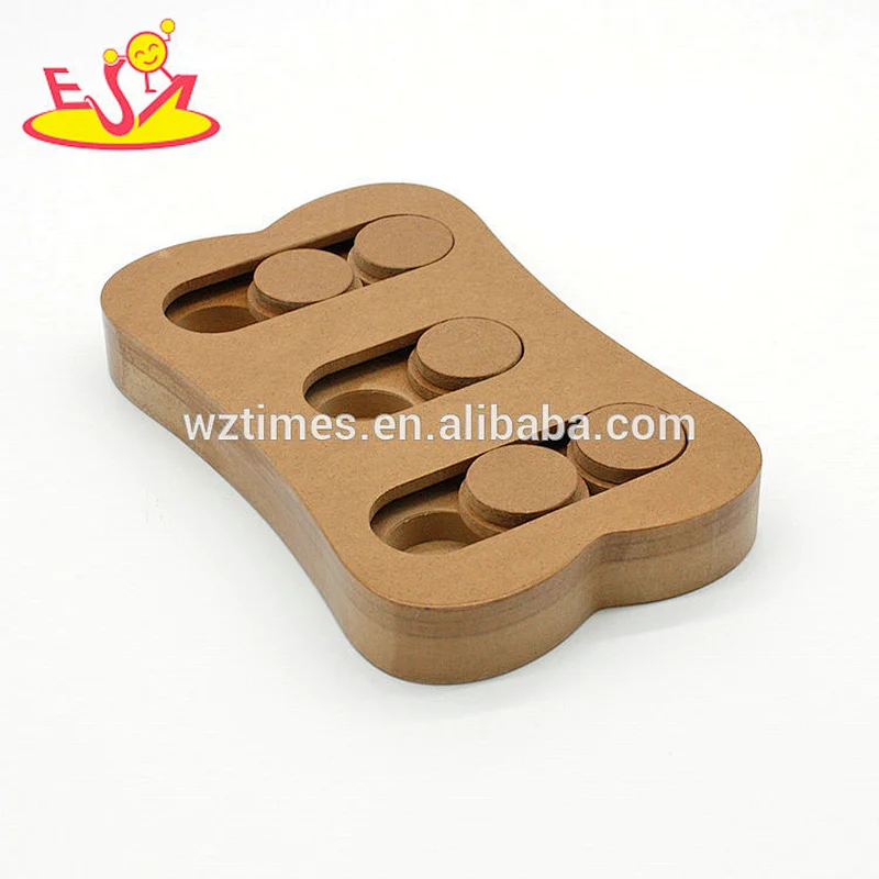 Wholesale unique style wooden cat pets interactive toy for animal W06F034