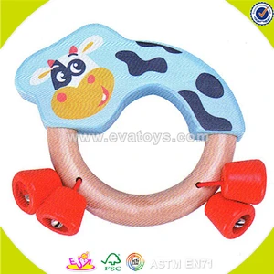 wholesale fashion kids wooden bells children wooden bells W07I120