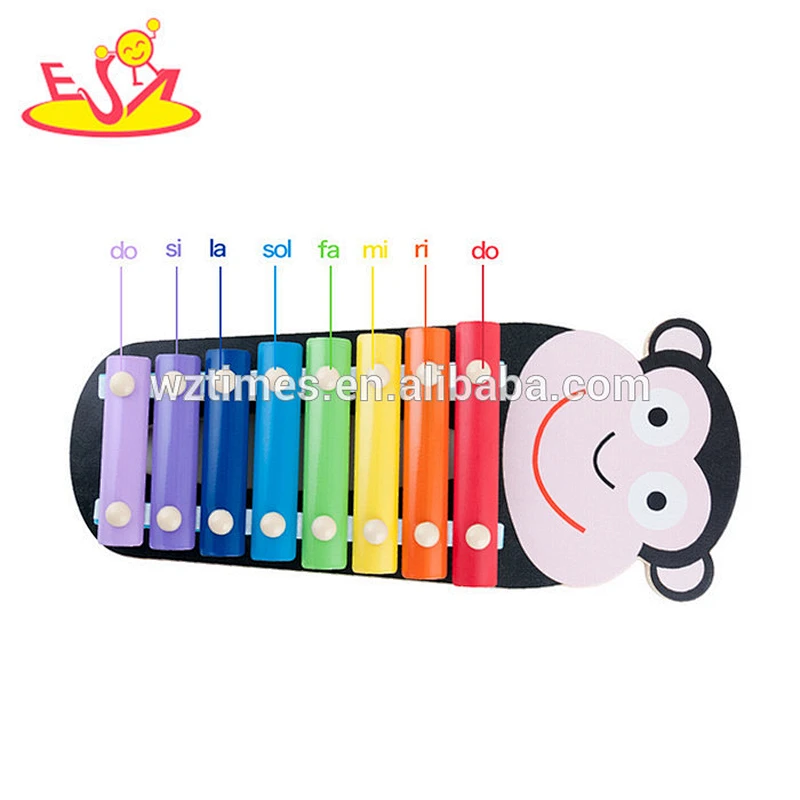 2018 wholesale kids wooden xylophone sounds fashion baby wooden xylophone sounds children wooden xylophone sounds W07C054