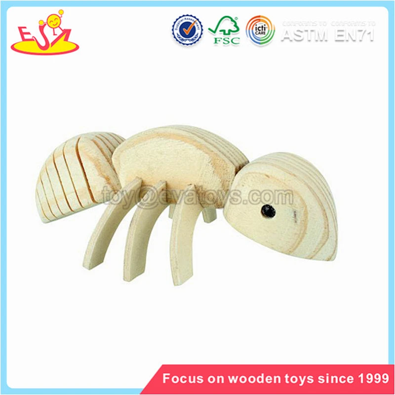 Wholesale most popular baby best choice wooden mouse painting toy bring fun W03A034