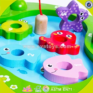 2018 Wholesale kids educational wooden magnet toys for sale W01A056