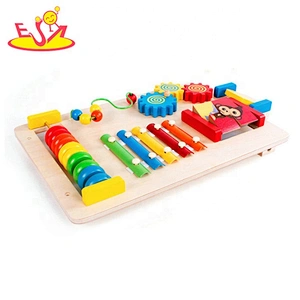New design educational baby wooden walker for wholesale W16E109B