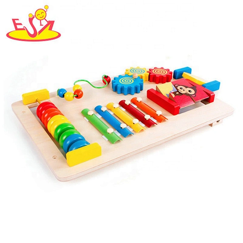 New design educational baby wooden walker for wholesale W16E109B