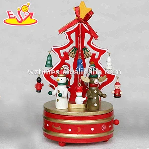 wholesale baby wooden custom music box christmas decorations kids wooden custom music box wood custom music box W07B007A