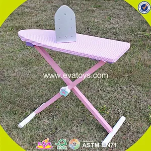 2018 New products children pretend play wooden toy ironing board W10D151