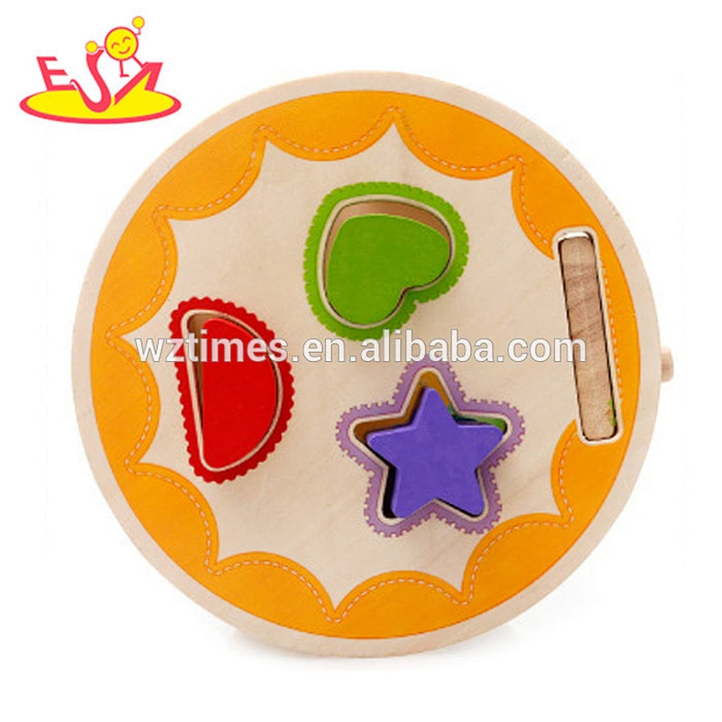 wholesale baby wooden shape sorter toys multi-functional kids wooden shape sorter toys W12D066