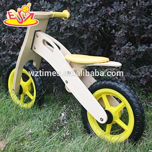 wholesale high quality wooden kid bicycle hot sale wooden kid bicycle W16C134