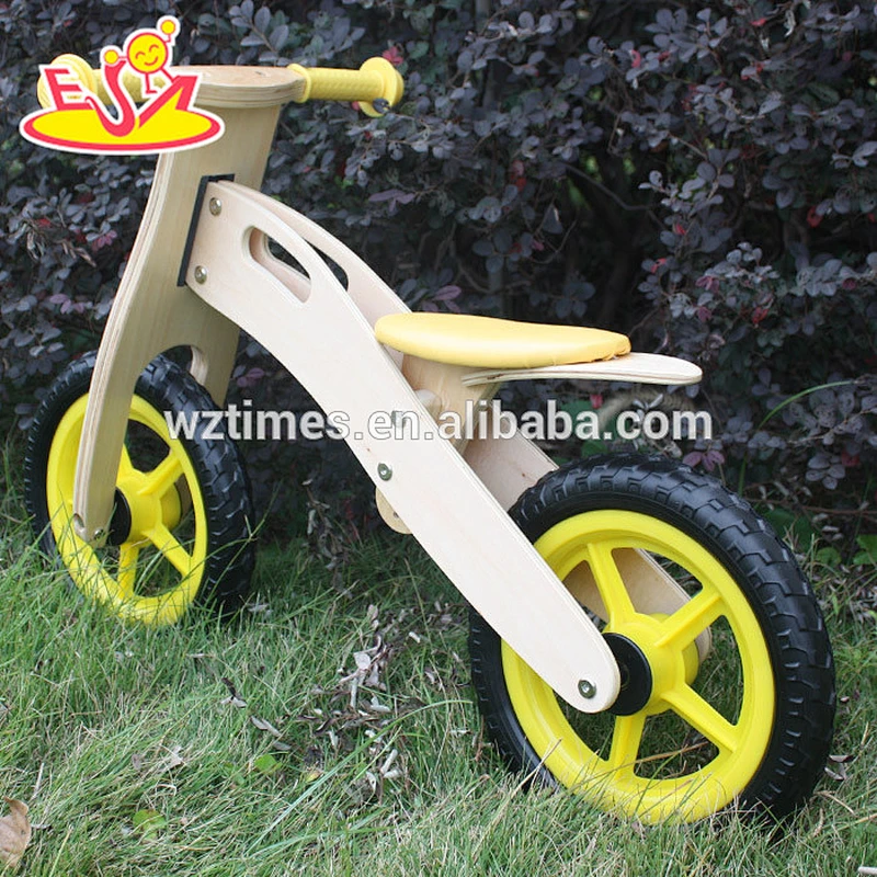 wholesale high quality wooden kid bicycle hot sale wooden kid bicycle W16C134