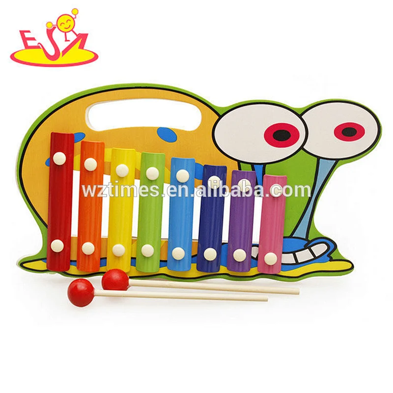New hottest kids small xylophone wooden musical toys with 8 keyboard W07C061