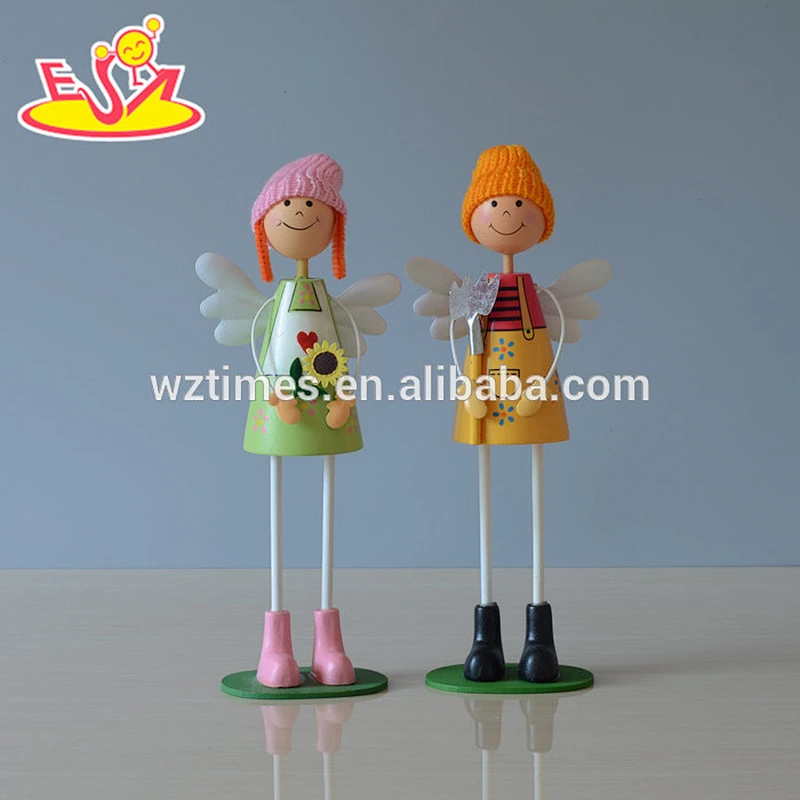 New design wood crafts kids decorative doll for sale W02A147