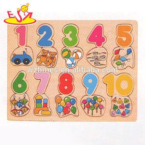 wholesale baby wooden custom puzzle fashion kids wooden custom puzzle for preschoolers W14B055