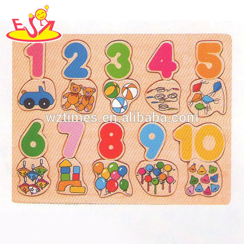 wholesale baby wooden custom puzzle fashion kids wooden custom puzzle for preschoolers W14B055