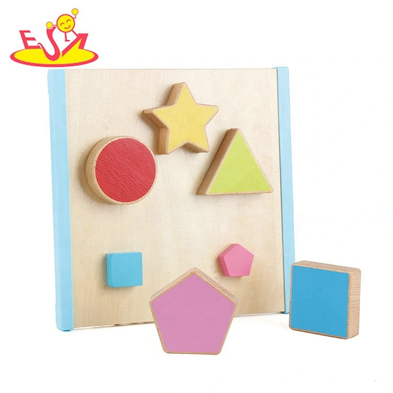 Top fashion educational shapes wooden puzzle games for children W12F051