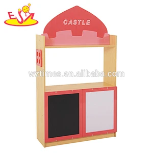 Wholesale children furniture sets wooden bookshelves for kids best design big wooden bookshelves for kids W08C177