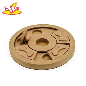 Free sample fun pets training wooden interactive dog toys for wholesale W06F104