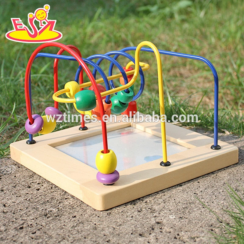 2018 wholesale baby wooden bead maze toy popular kids wooden bead maze toy fashion children wooden bead maze toy W11B129