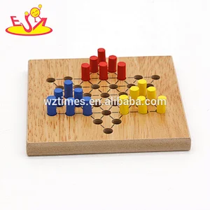 Wholesale wooden International checkers game for children W11A094