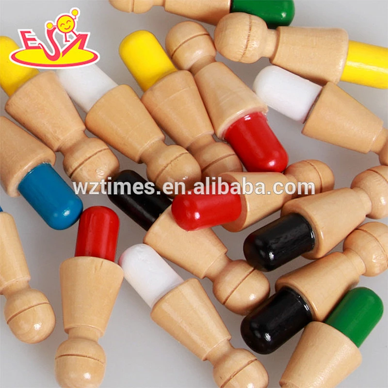 wholesale new design children wooden chess set for sale W11A046
