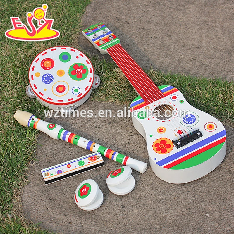 Wholesale preschool early learning wooden musical instrument set toy for kids W07A088