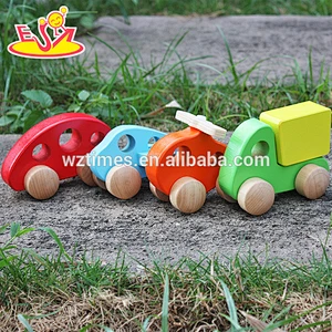 2018 wholesale baby wooden toy vehicle funny kids wooden toy vehicle most popular children wooden toy vehicle W04A279