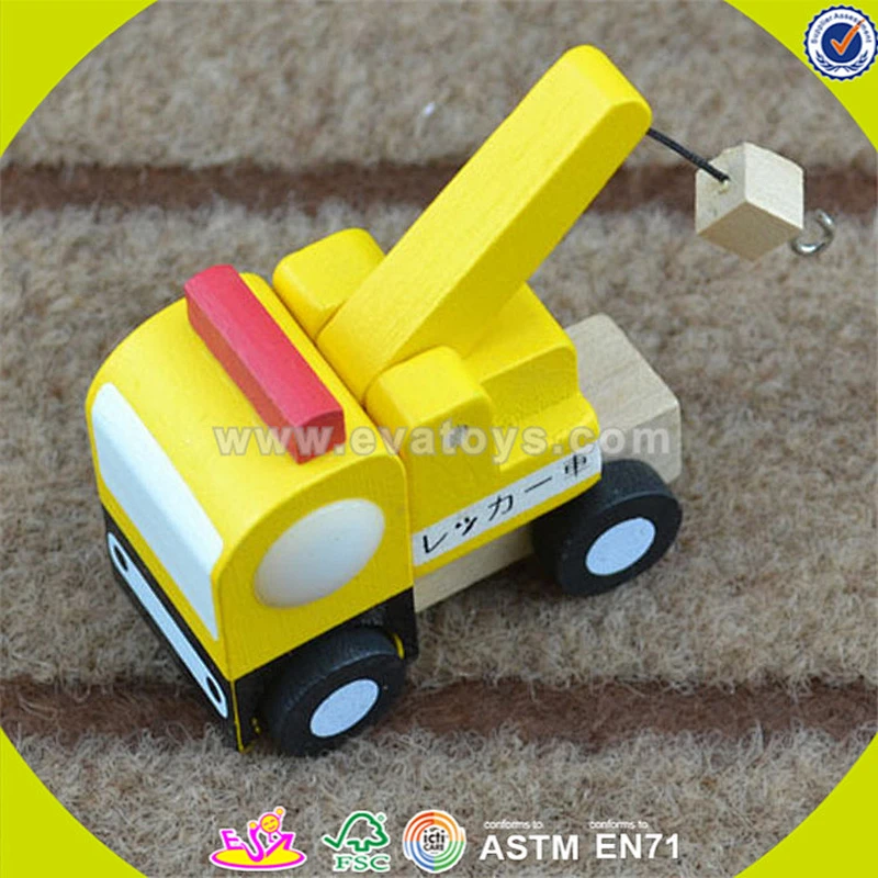 wholesale hottest new fashion children wooden toy car hot sale baby wooden toy car W04A155
