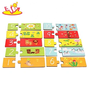2019 Best quality early learning wooden math toys for baby W12E029
