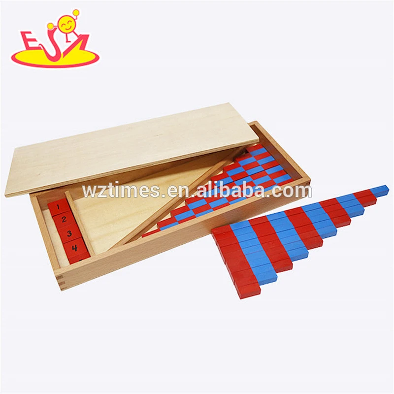 2018 New design montessori preschool wooden baby learning toys W12F005