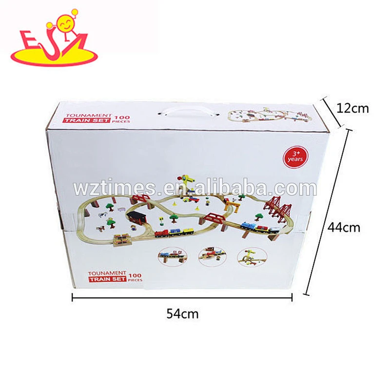 hottest kids wooden train toy set for boy W04C044