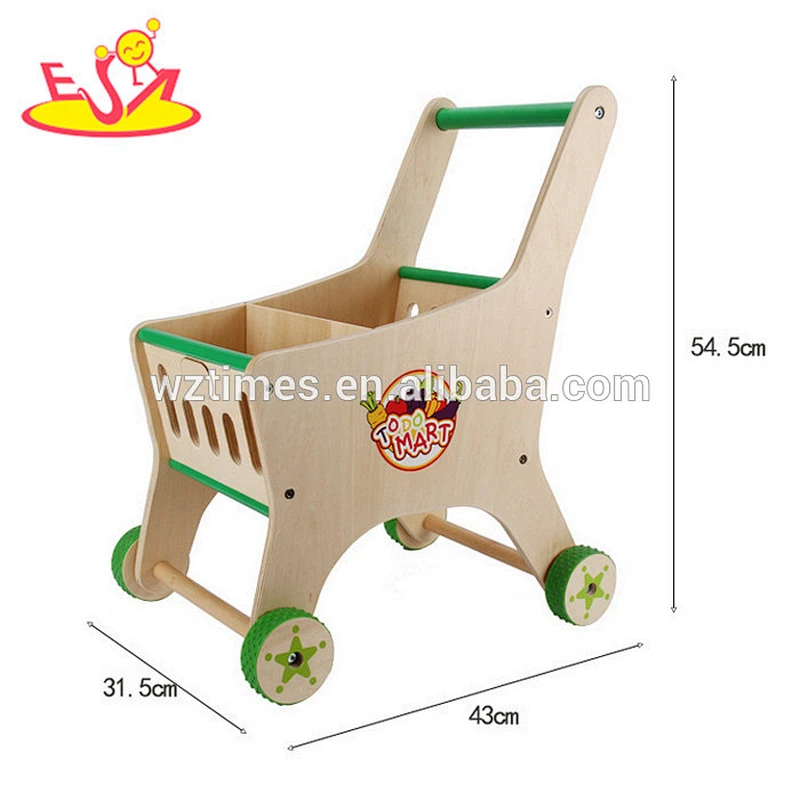 2018 wholesale wooden baby push along walker high quality wooden baby push along walker best baby push along walker W16E068