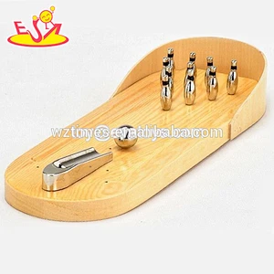 Wholesale most popular funny wooden bowling game for children W01A303