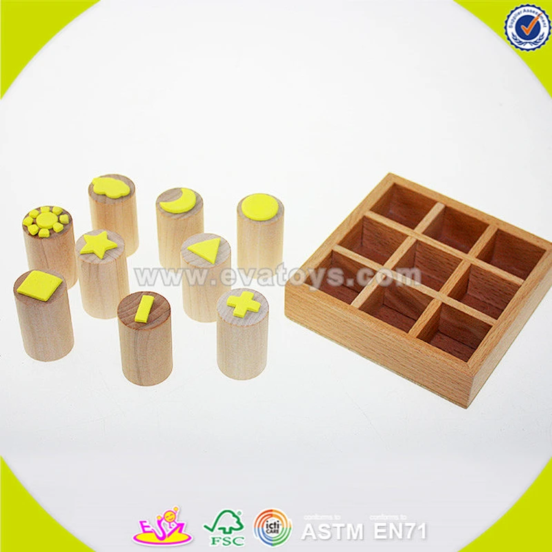 wholesale New style novelty wooden seal toys,wooden stamps toys clothing seal,DIY wooden seal gifts toy W01A074