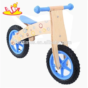 Wholesale high quality wooden red balance bike for children without pedal W16C013