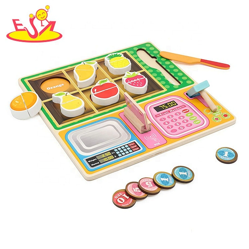 2019 New arrival pretend play wooden fruit game for kids W10B308