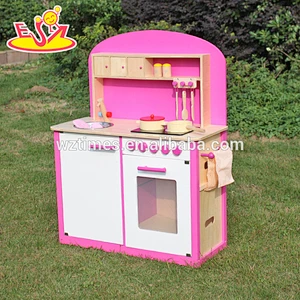 wholesale wooden kids toy wooden kitchen for pretend play W10C065
