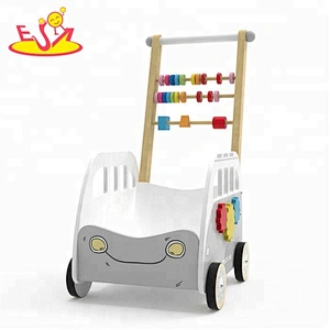 Ursprünglicher Entwurf erster pädagogischer hölzerner Puppenwagen für Babys W16E123