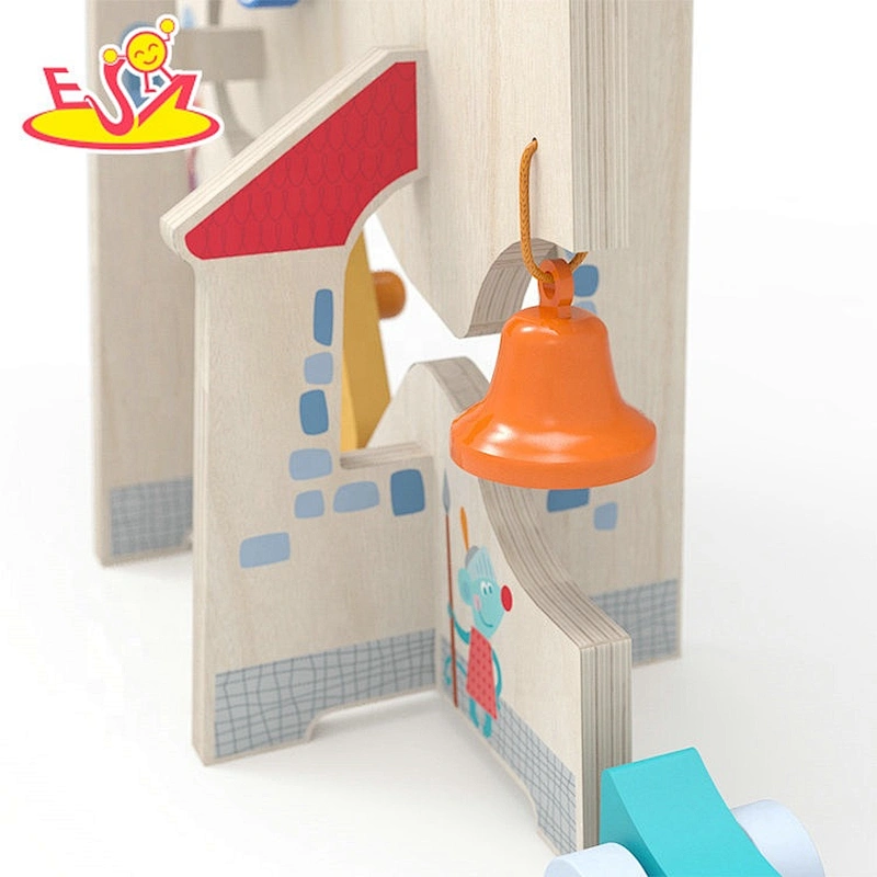 2019 New design mini wooden toy car race track for kids W04E081