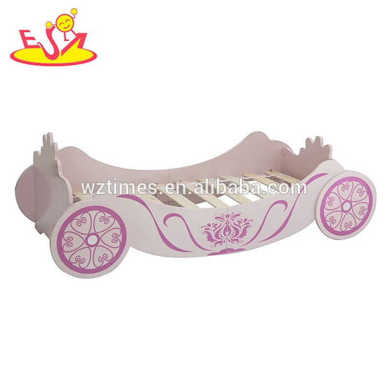 New hottest single wooden princess toddler bed for wholesale W08A087