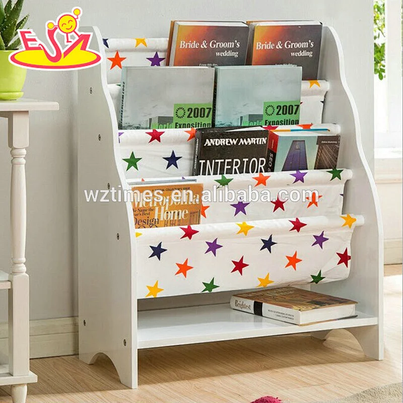 Wholesale top fashion children wooden magazine rack for sale W08C251