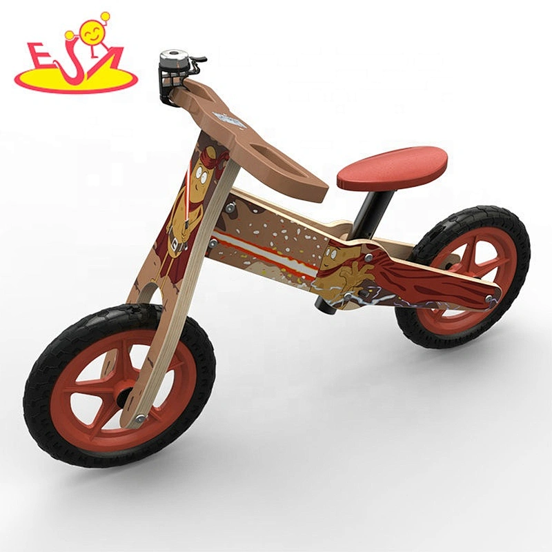 2019 Original Design paddle less wooden toy bike for kids W16C264