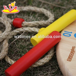2018 new products educational kids wooden ring toss toy W01A159