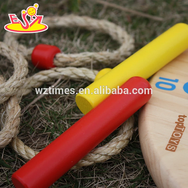 2018 new products educational kids wooden ring toss toy W01A159