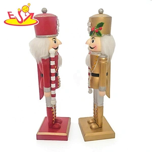Customize soldier toy wooden red nutcracker for wholesale W02A344